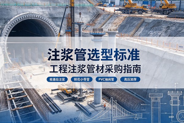 滨海新区注浆管选型标准